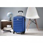 Elegante bedruckte Reisekoffer Farbe köngisblau Stimmungsbild