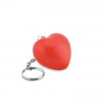 Werbegeschenk Schlüsselanhänger mit Herz Farbe rot erste Ansicht