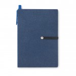 Vollständiges Notizbuchset als Werbeartikel Farbe blau erste Ansicht