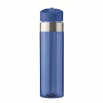 Bedruckte Tritan-Flaschen mit Mundstück Farbe blau erste Ansicht