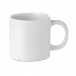 Kleine Tasse im Vollfarbdruck Farbe weiß