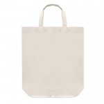 Faltbare Einkaufstasche aus Baumwolle Farbe weiß