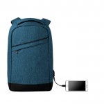 Rucksack für den Firmen-Notebook Farbe blau erste Ansicht
