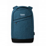 Rucksack für den Firmen-Notebook Farbe blau fünfte Ansicht mit Logo
