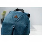 Anti-Diebstahl-Rucksack zum Verschenken Farbe blau Stimmungsbild 3 mit Druck