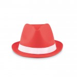 Werbeartikel Hut aus Polyester Farbe rot erste Ansicht