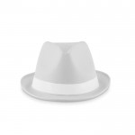 Werbeartikel Hut aus Polyester Farbe weiß erste Ansicht