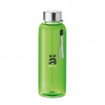 Bedruckte wiederverwendbare Flasche, BPA-frei Farbe lindgrün Ansicht mit Logo 1