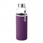 Wasserflaschen mit Hülle bedrucken Farbe violett