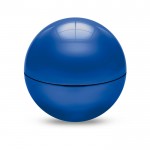 Lippenbalsam in einer ovalen Box Farbe blau erste Ansicht