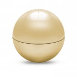Lippenbalsam in einer ovalen Box Farbe gold erste Ansicht