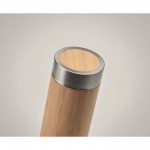 Thermoskanne aus Bambus bedruckt Farbe holzton vierte Ansicht