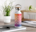 Bedruckte Design-Thermosflaschen Farbe weiß Stimmungsbild 3 mit Druck