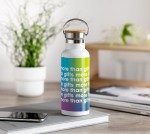 Bedruckte Design-Thermosflaschen Farbe weiß Stimmungsbild 4 mit Druck