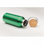 Bedruckte Design-Thermosflaschen Farbe grün drittes Detailbild