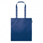 Recycelte und recycelbare Einkaufstasche Farbe blau erste Ansicht