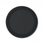 Günstiges kabelloses Ladegerät rund Farbe schwarz zweite Ansicht