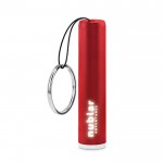 Taschenlampe mit leuchtendem Logo Farbe rot