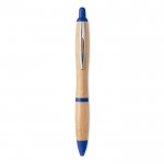 Klassischer Holzkugelschreiber Farbe köngisblau