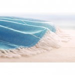 Bedrucktes Strandtuch rund Farbe blau Stimmungsbild