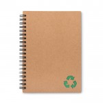Nachhaltiges Notizbuch bedrucken Farbe grün
