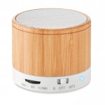 Bluetooth-Lautsprecher aus Holz für Werbung Farbe weiß