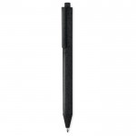 Nachhaltiger Kugelschreiber mit Druckknopf Farbe schwarz erste Ansicht