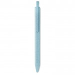Nachhaltiger Kugelschreiber mit Druckknopf Farbe blau