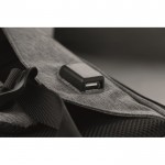 Merchandising-Rucksäcke mit Solarladegerät Farbe schwarz neunte Ansicht