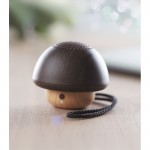 Minimalistischer Bluetooth-Lautsprecher mit Band Farbe braun Stimmungsbild
