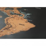 Abkratzbare Weltkarte als Geschenk Farbe beige vierte Ansicht
