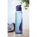 Glasflaschen mit Griff bedrucken Farbe köngisblau Stimmungsbild