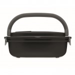 PP-Lunchbox mit luftdichtem Verschluss Farbe schwarz vierte Ansicht