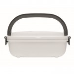 PP-Lunchbox mit luftdichtem Verschluss Farbe weiß vierte Ansicht