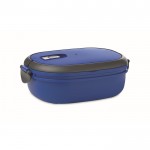 PP-Lunchbox mit luftdichtem Verschluss Farbe köngisblau