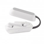 Set mit 2 kabellosen Kopfhörern mit Basis Farbe weiß