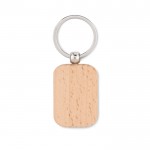 Schlüsselanhänger für Merchandising aus Holz Farbe holzton