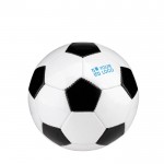 Kleiner Fußball mit Logo Ansicht mit Druckbereich