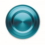 Werbeartikel Thermoskanne aus Stahl mit Tee-Ei Farbe hellblau zweite Ansicht