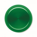 Bedruckte Thermosflasche aus Stahl Farbe grün zweite Ansicht