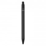 Nachhaltige Kugelschreiber als Werbeartikel Farbe schwarz dritte Ansicht