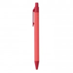 Nachhaltige Kugelschreiber als Werbeartikel Farbe rot zweite Ansicht