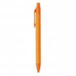 Nachhaltige Kugelschreiber als Werbeartikel Farbe orange zweite Ansicht