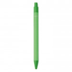 Nachhaltige Kugelschreiber als Werbeartikel Farbe lindgrün dritte Ansicht