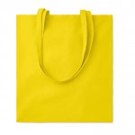 Farbige Baumwolltasche, 180 gr/ m2 Farbe gelb