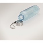 Wasserflaschen aus recyceltem Kunststoff Farbe hellblau viertes Detailbild