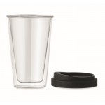 Tasse aus Borosilikatglas zum Mitnehmen Farbe schwarz neunte Ansicht