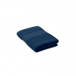 Baumwollhandtuch klein mit Aufdruck Farbe blau