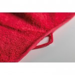 Baumwollhandtuch klein mit Aufdruck Farbe rot erstes Detailbild