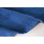 Baumwollhandtuch klein mit Aufdruck Farbe köngisblau erstes Detailbild